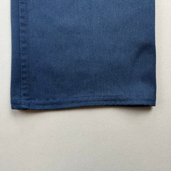 Vintage Levis Sta-Prest Pants Mens 42 Navy Blue Chino Straight Leg Slacks 80s - Picture 7 of 16